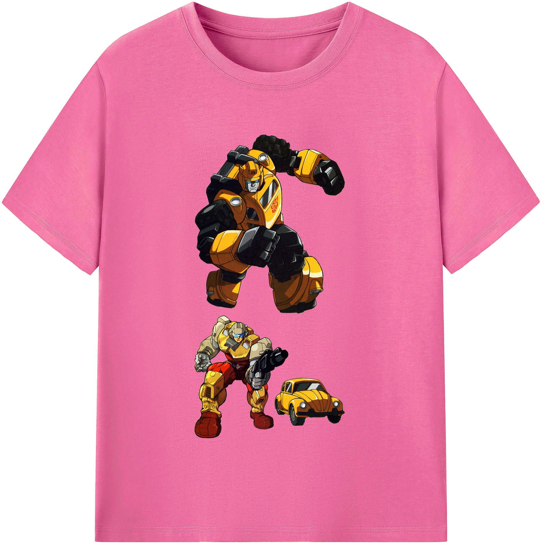 （画像用）  レディースカジュアルプリントTシャツ（綿100％）